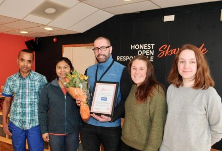 Hedret Lerøy som Inkluderende Bedrift